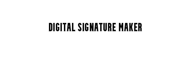 digital signature maker
